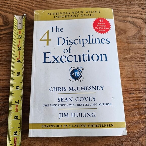 The 4 Disciplines of Execution by Cheney Covey Huling Business Strategy Book - Picture 1 of 5